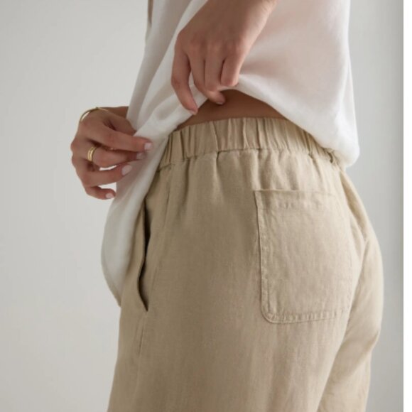 Quince 100% European Linen Pants - Picture 2 of 2